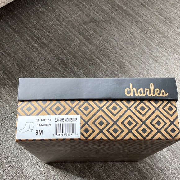 Charles by Charles David Kannon Micro Suede Kitten Heel Booties - Picture 7 of 17